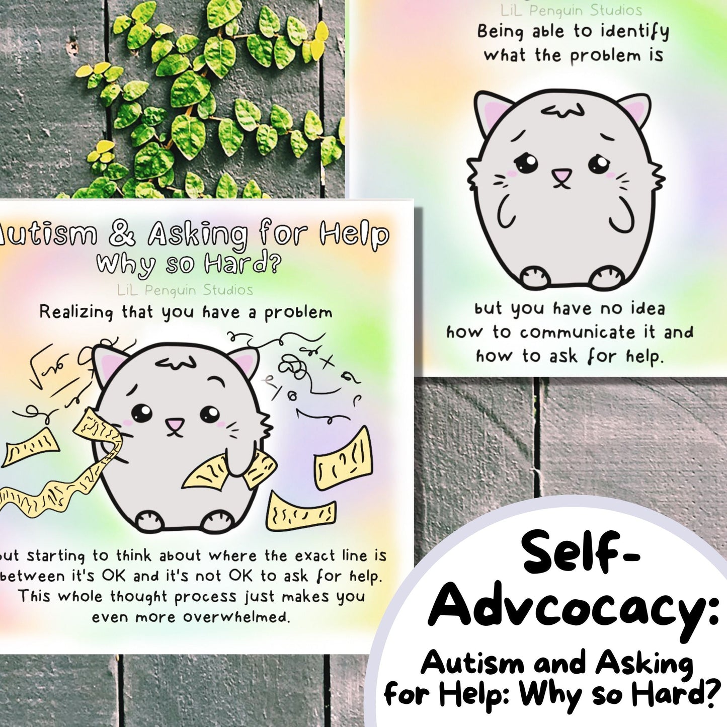 Cat Self-Advocacy Card Pack (Digital) - PRIVATE PRACTICE USE