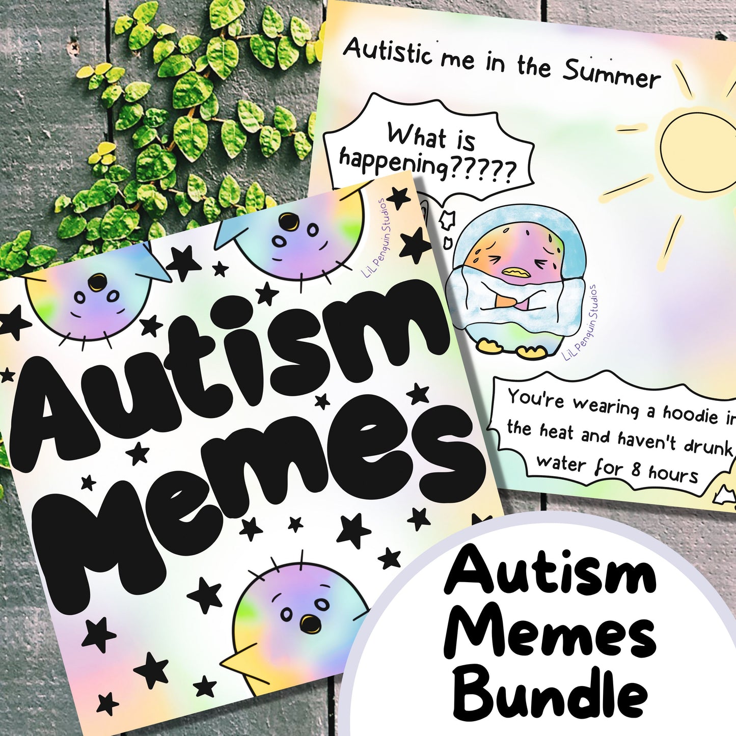 'Autism Memes' Printable Bundle
