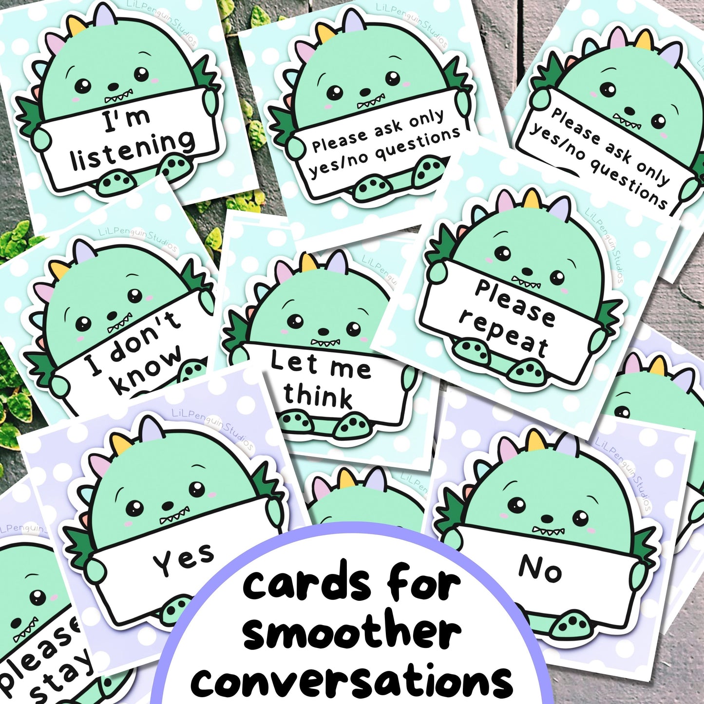 48+48 Communication Cards (Digital) ft. Kex, the Dinosaur - Personal Use