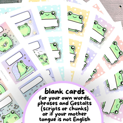 Frog Communication Cards & Affirmation Cards (Digital) - PRIVATE PRACTICE USE