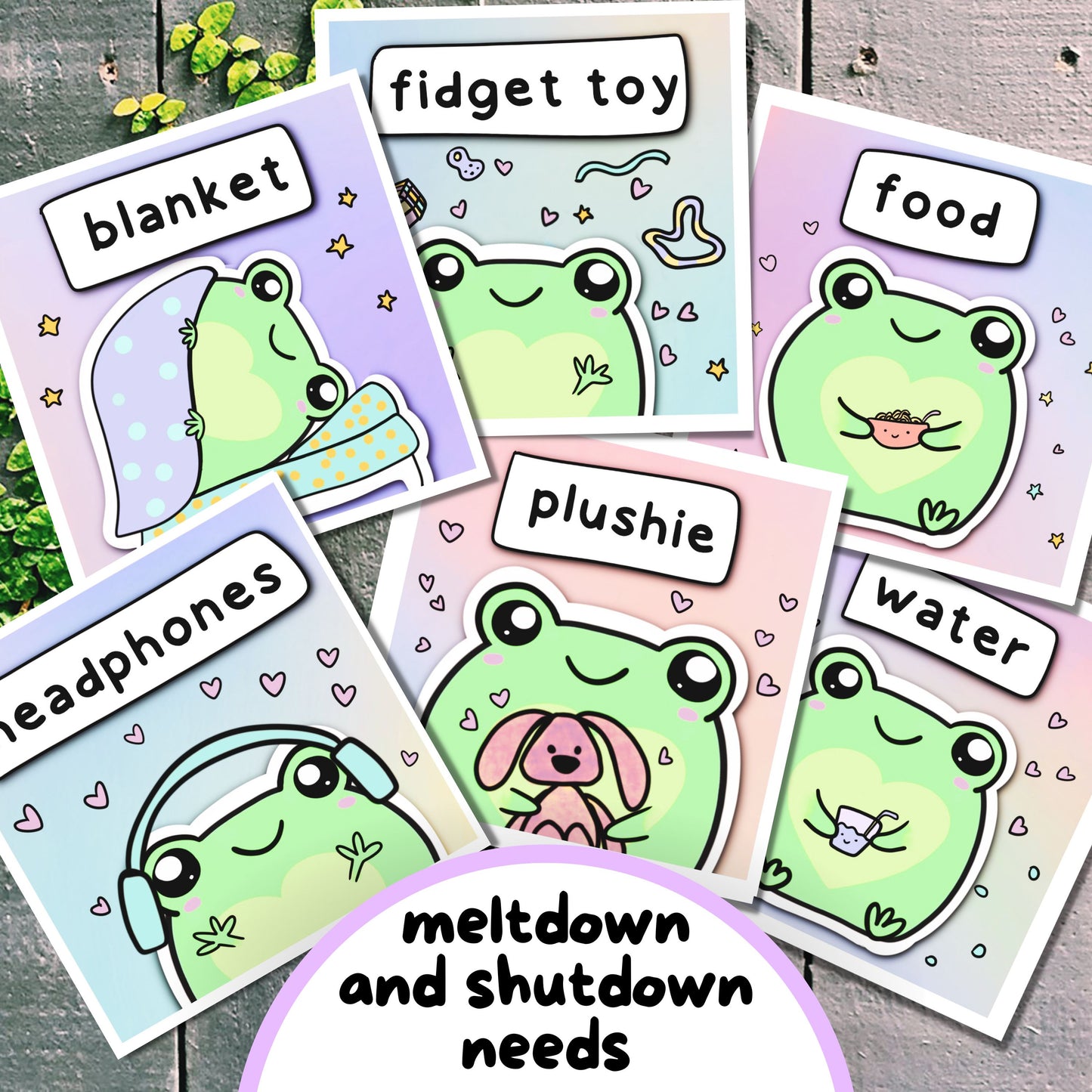 Frog Communication Cards & Affirmation Cards (Digital) - PRIVATE PRACTICE USE