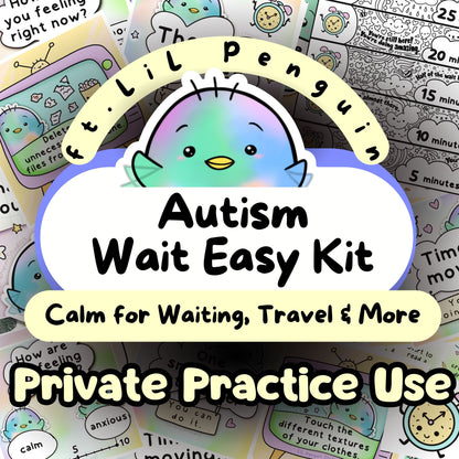 Autism Wait Easy Kit - with PRIVATE PRACTICE USE Licence