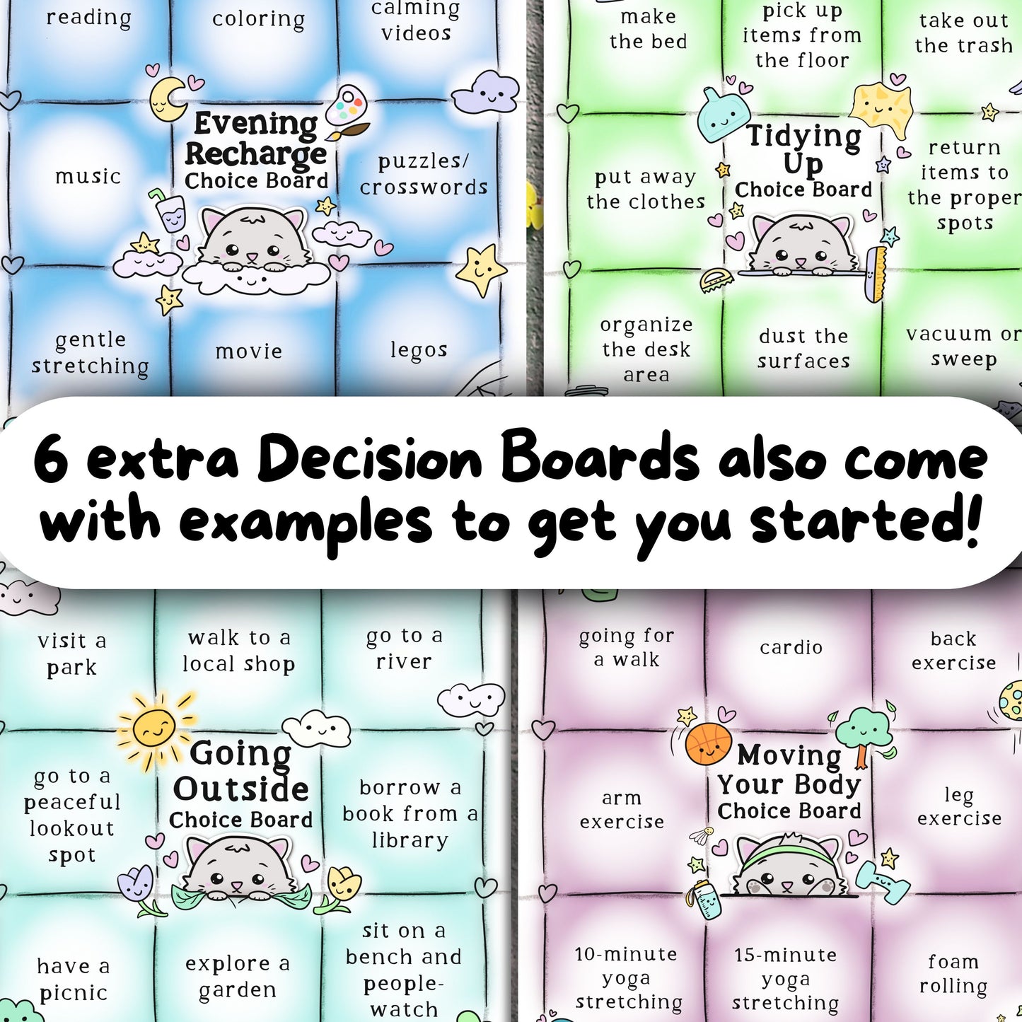 Autism Decision-Making Bundle: Tools to Support Calm, Clear Everyday Choices