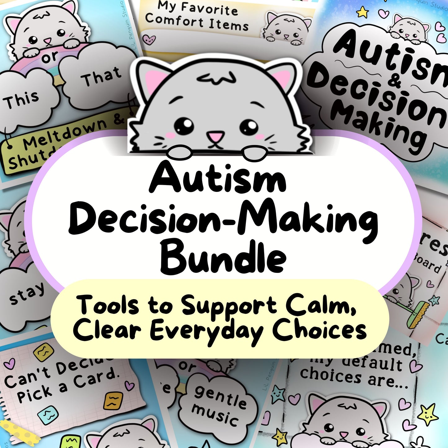 Autism Decision-Making Bundle: Tools to Support Calm, Clear Everyday Choices