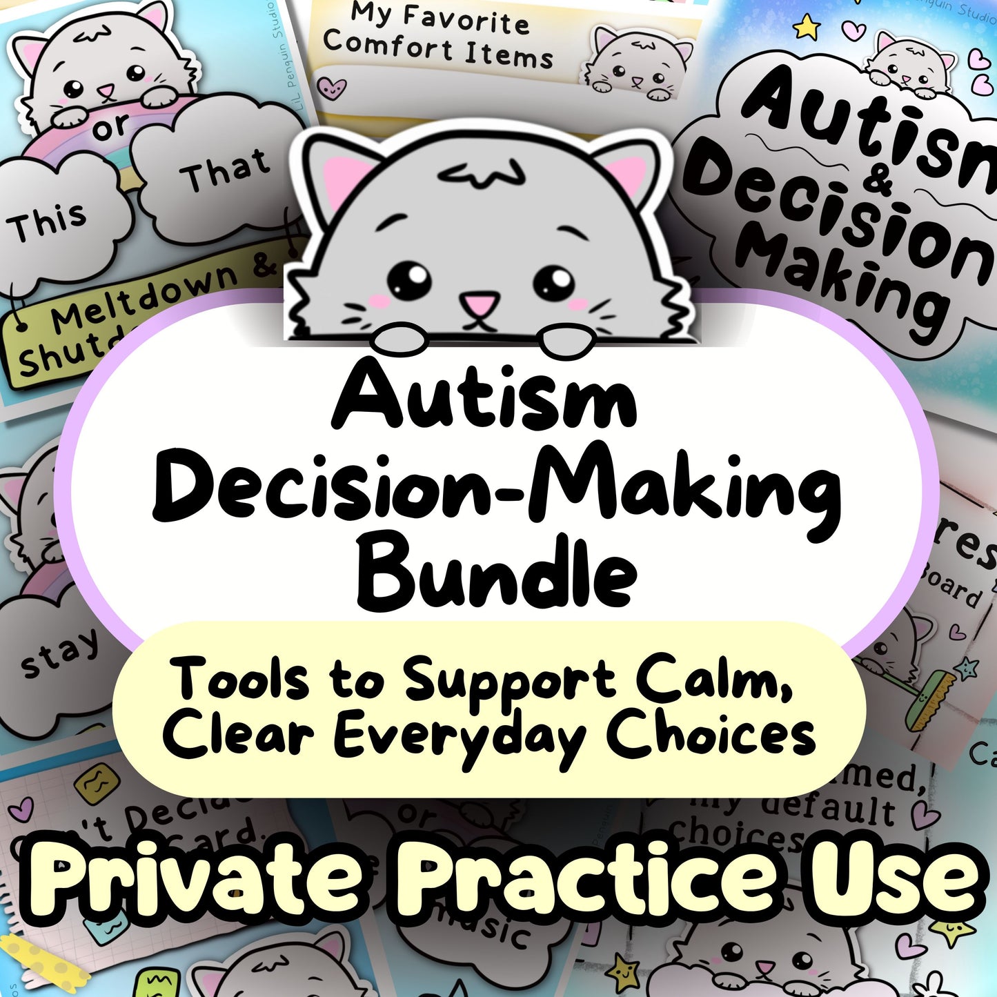 Autism Decision-Making Bundle -PRIVATE PRACTICE USE