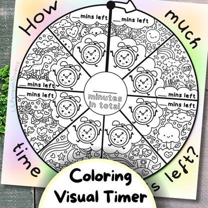 Autism Time-Management Bundle (Visual Timers, Planners, Cards)