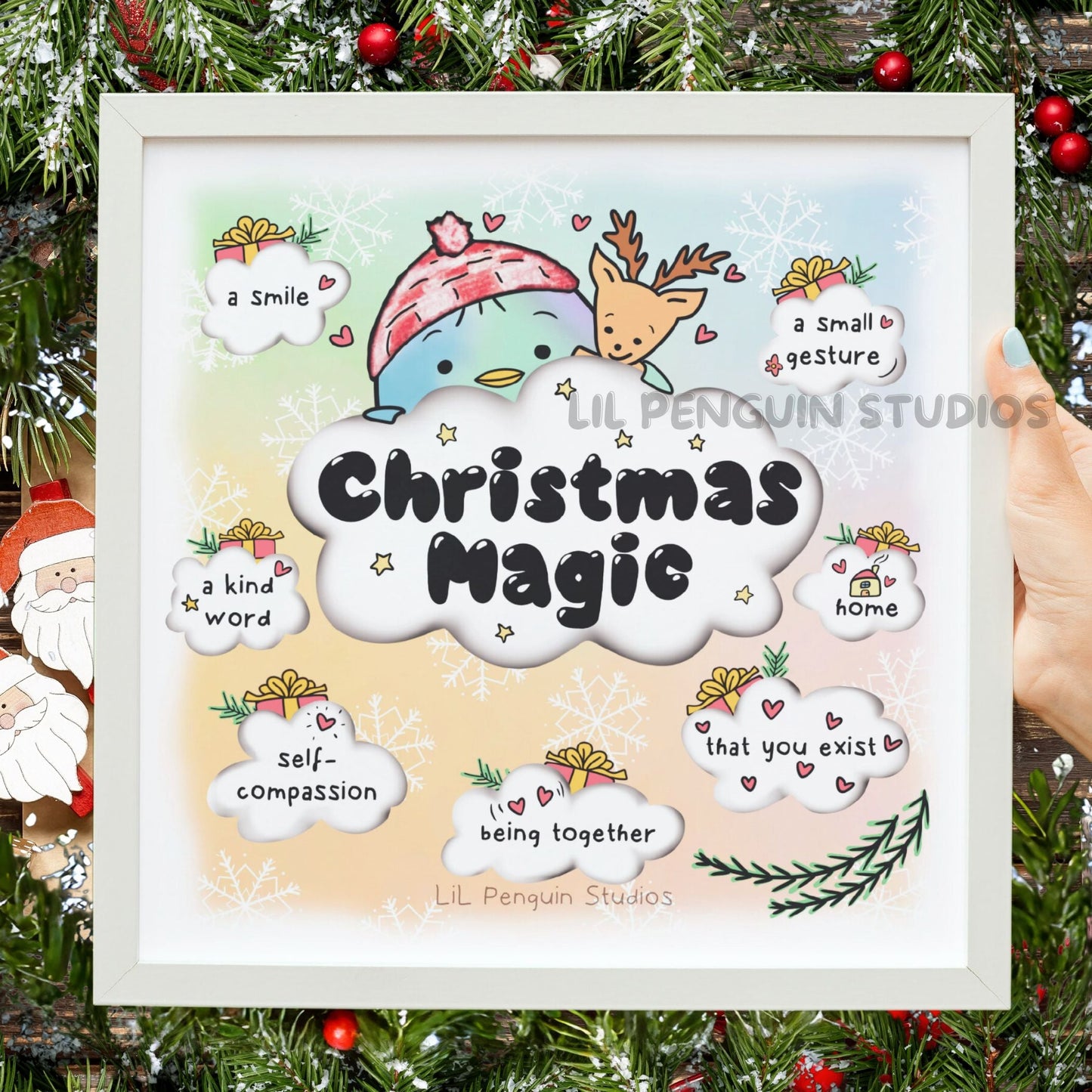 Christmas Magic Printable Poster - Personal Use