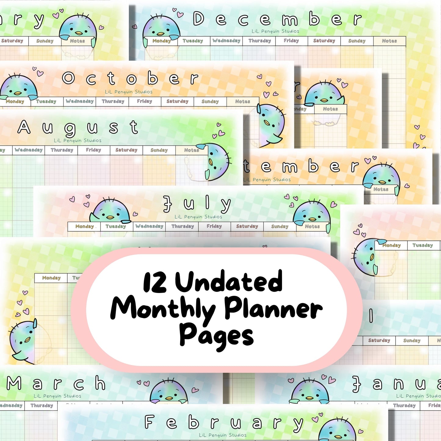 Autism Time-Management Bundle (Visual Timers, Planners, Cards)