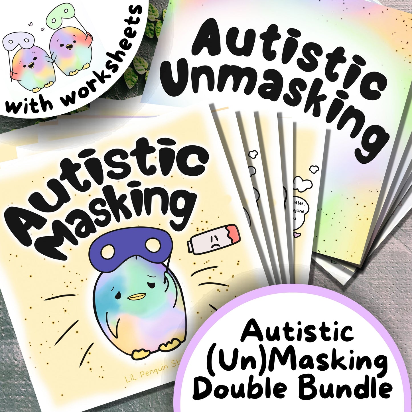 'Autistic (Un)masking' Double Bundle - Personal Use