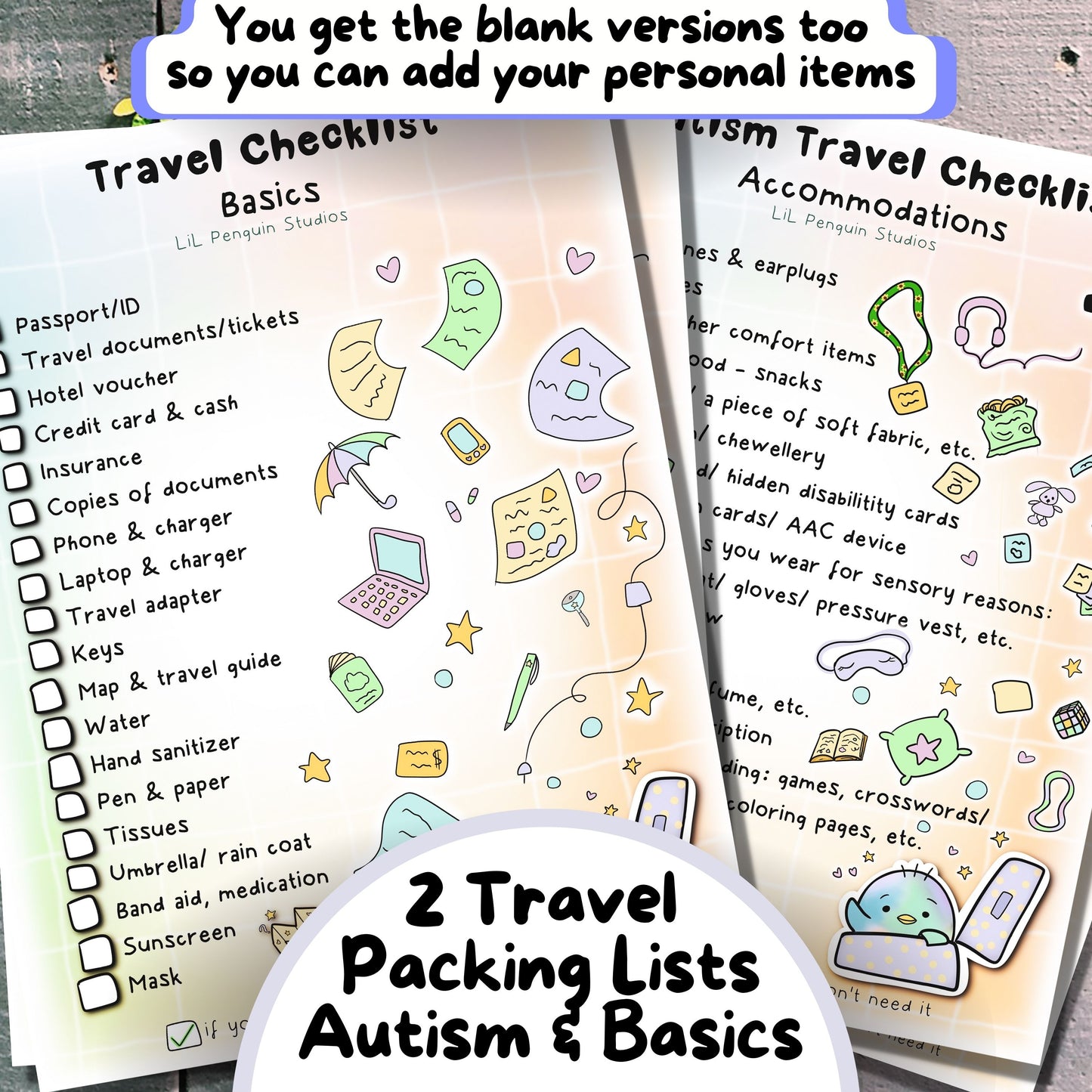 basics travel checklist