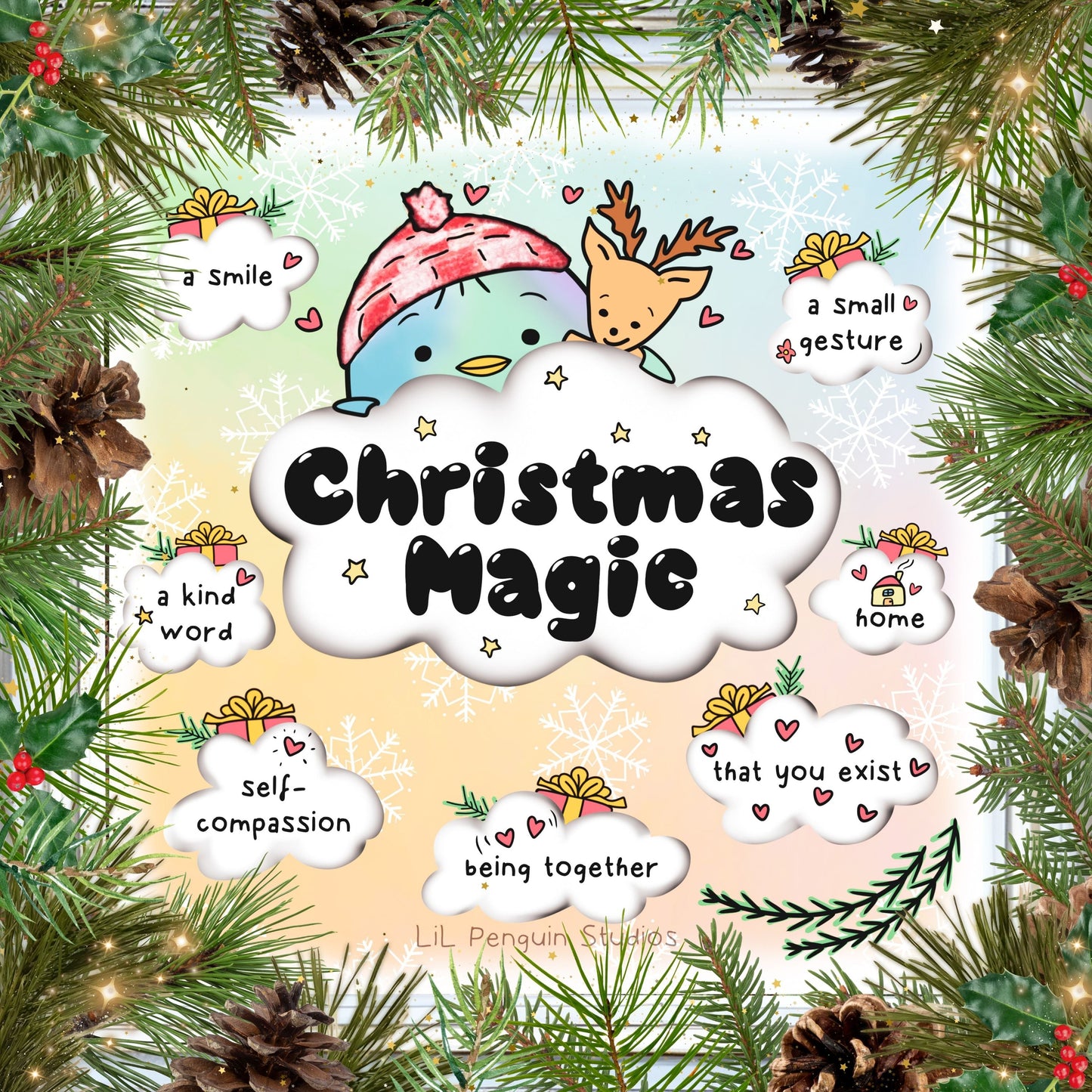 Christmas Magic Printable Poster - Personal Use