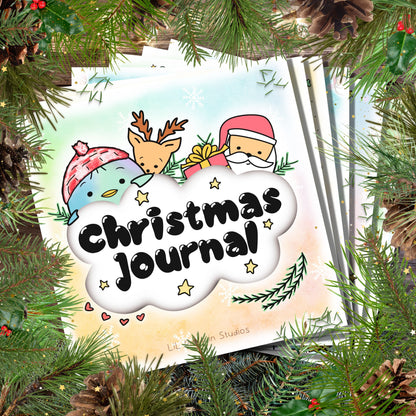 Christmas Journal for autistic and other neurodivergent people and their loved ones. Although this journal works as a workbook for the Autism Christmas Self-Care Bundle., this journal can be enjoyed by anyone.