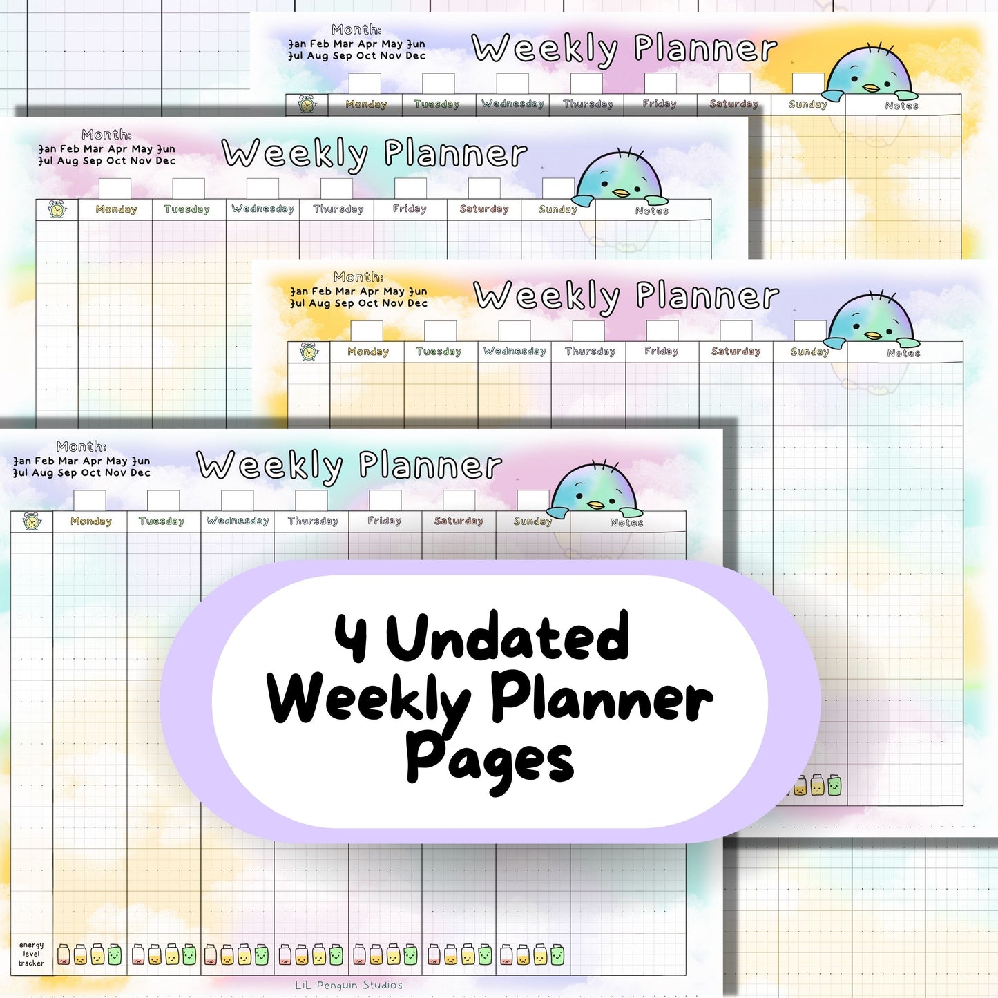Autism Planner Pages (Printable, Undated) - Personal Use