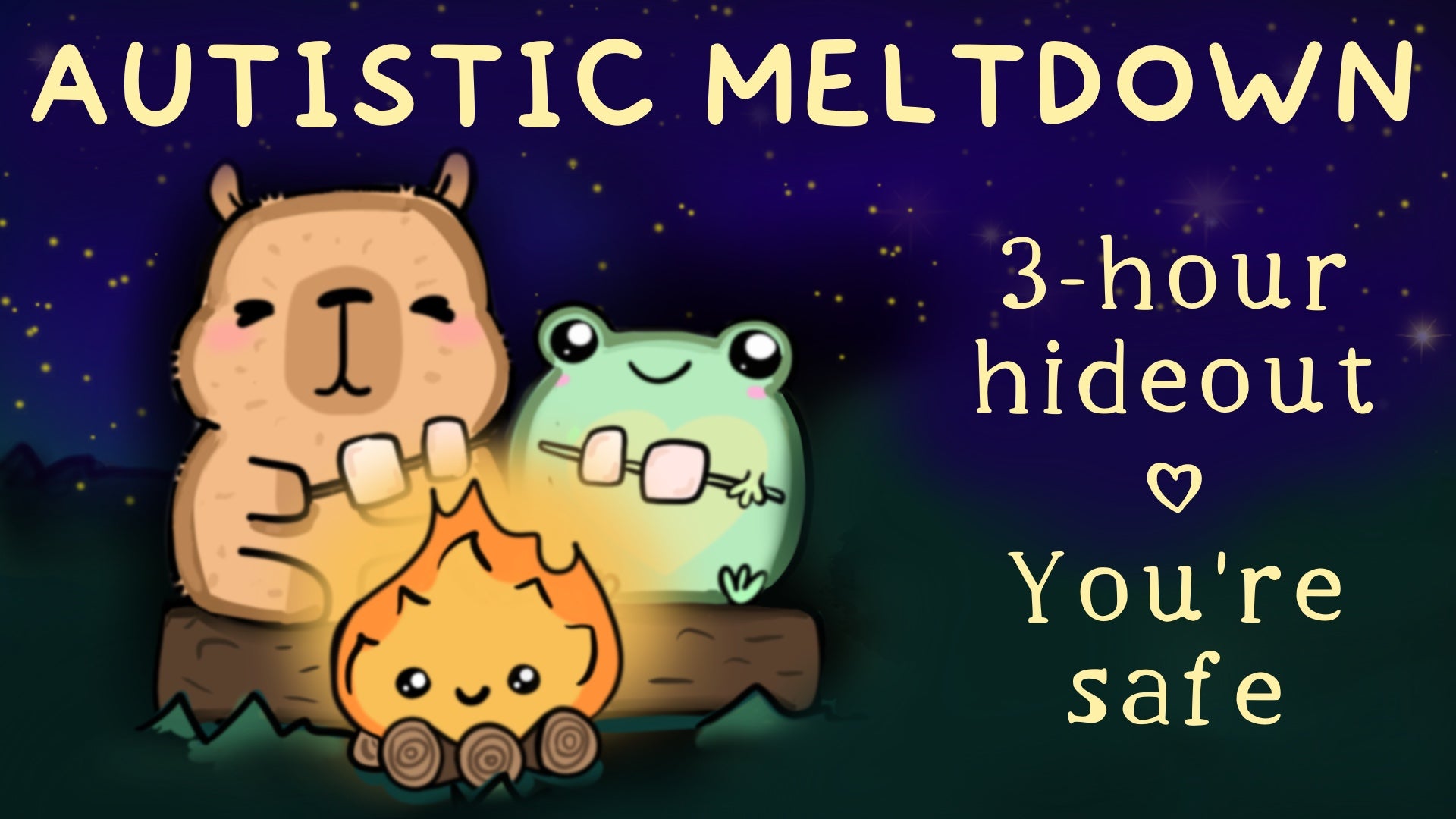 Load video: Autism Calming Sensory Videos - Gentle Sounds, Soothing Visuals, Cozy Characters &amp; Affirmations