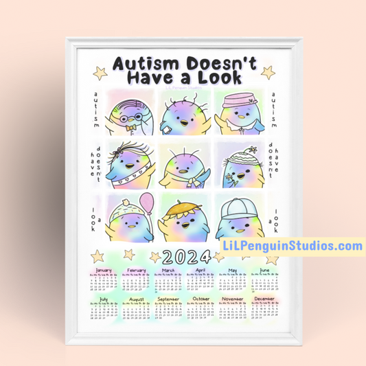 2024 'Autism Doesn't Have a Look' Calendar (Digital)