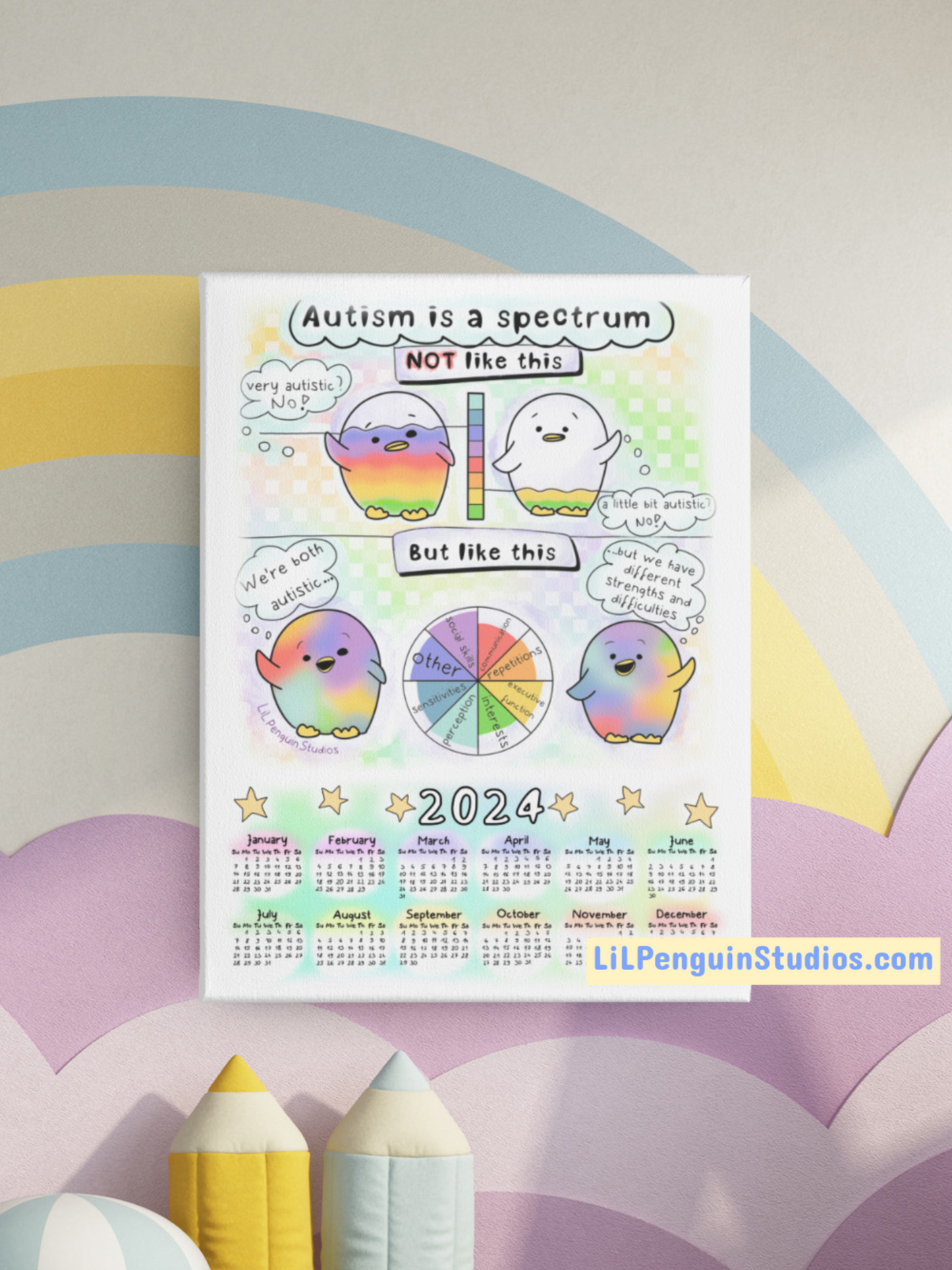 2024 'Autism Is a Spectrum' Calendar (Digital)