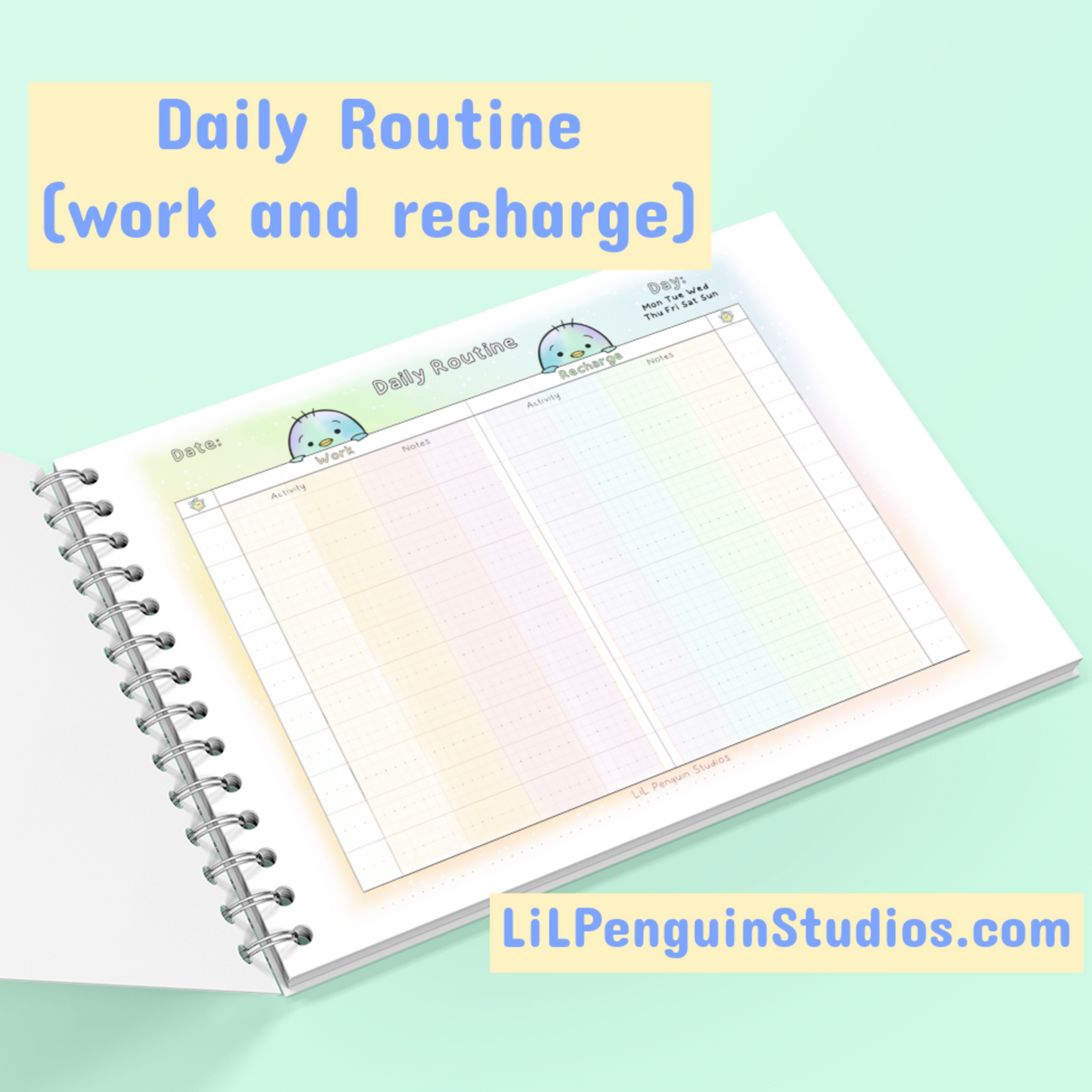 Autism Time-Management Bundle (Visual Timers, Planners, Cards)