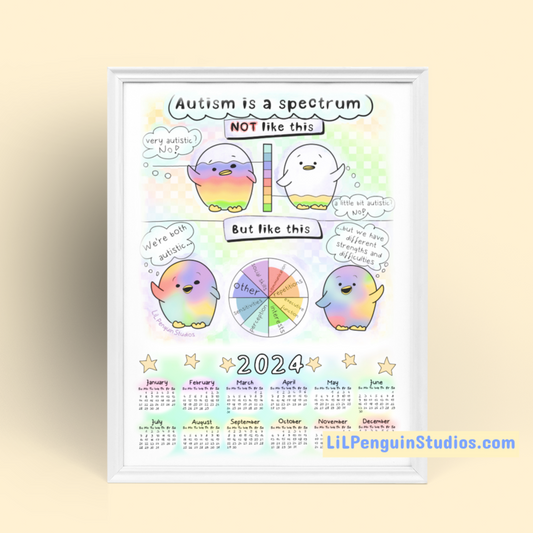 2024 'Autism Is a Spectrum' Calendar (Digital)
