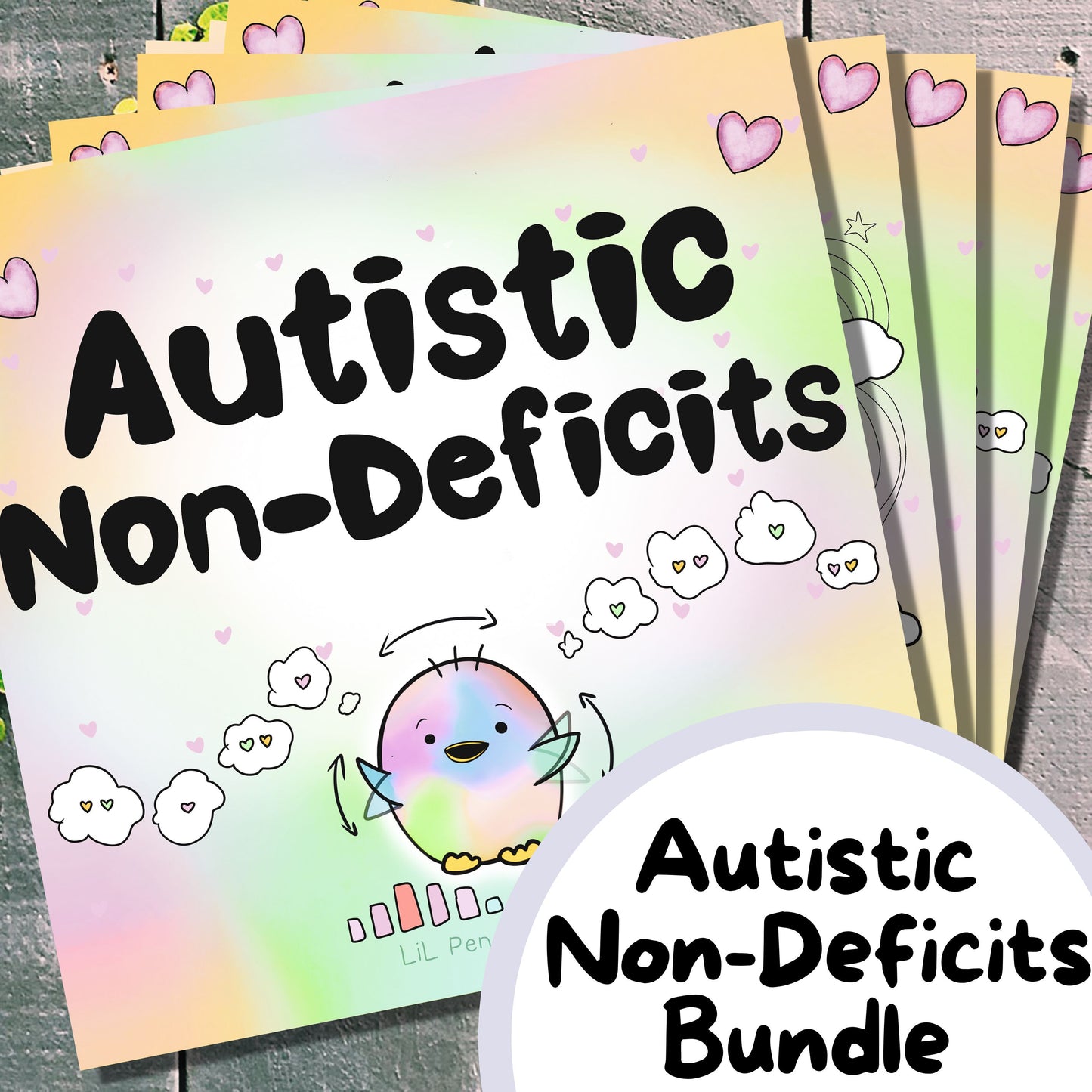 'Autistic Non-Deficits' Printable Bundle - Private Practice Use