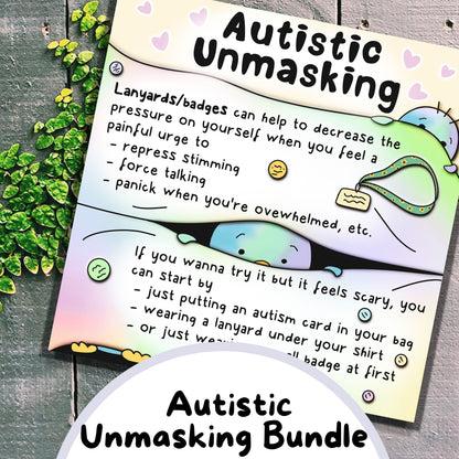 Autistic Unmasking Mini Workbook.