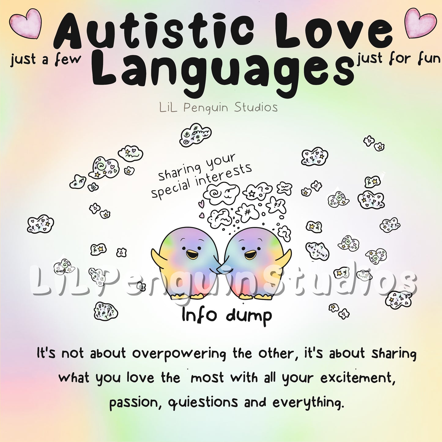 'Autistic Love Languages' Printable Bundle with Worksheets - For Institutions, Journals, etc.