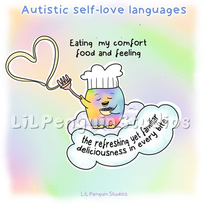'Autistic Self-Love Languages' Printable Bundle - Private Practice Use