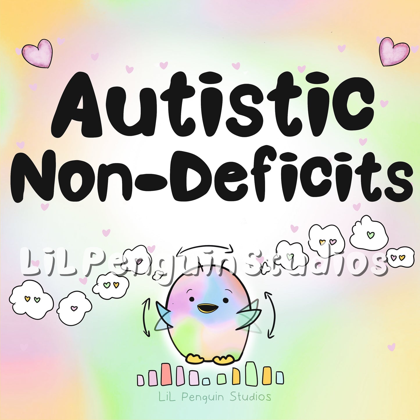 'Autistic Non-Deficits' Printable Bundle - For Institutions, Journals, etc.