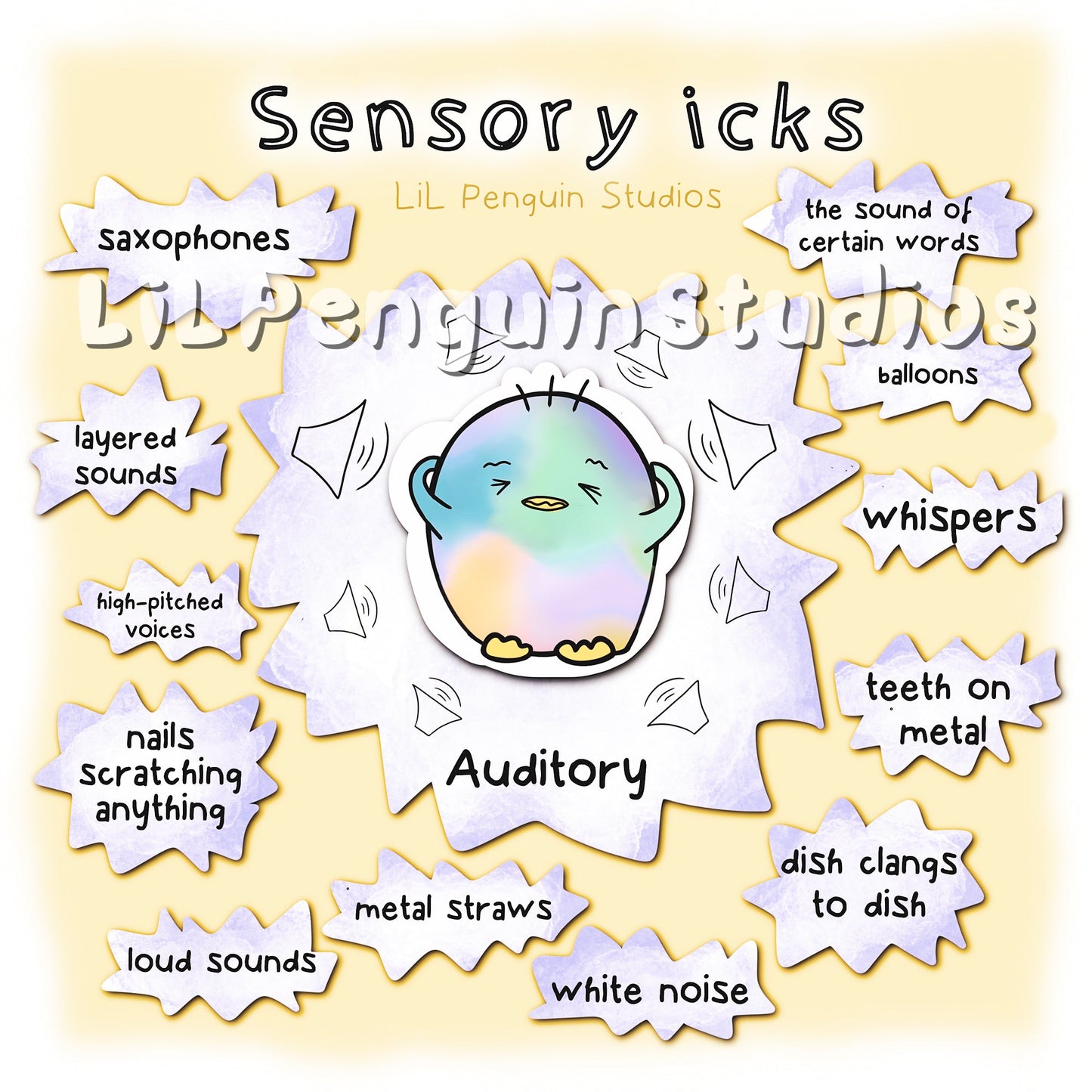 'Sensory Icks' Printable Bundle with Worksheets - For Institutions, journals, etc.